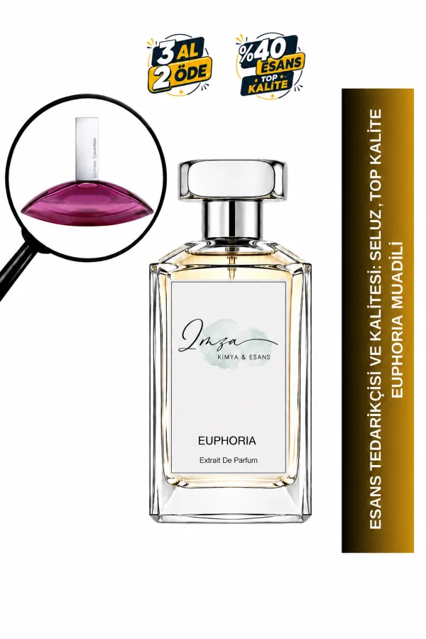 Euphoria Muadili | Nar – Orkide – Lotus – Amber | Gizemli ve Çekici Intense Kadın Extrait De Parfüm