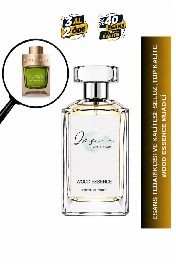 Wood Essence Muadili | Narenciye – Selvi – Sedir Ağacı – Vetiver | Odunsu ve Ferah Intense Erkek Extrait De Parfüm