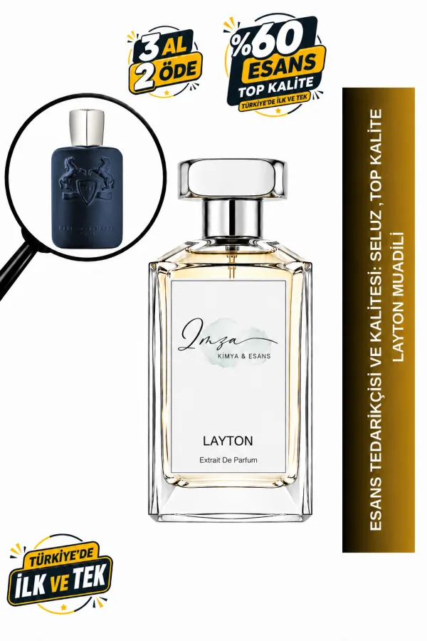 - Delux - Layton Muadili | Elma – Lavanta – Vanilya – Kakule | Tatlı ve Karizmatik Intense Erkek Delux Parfüm