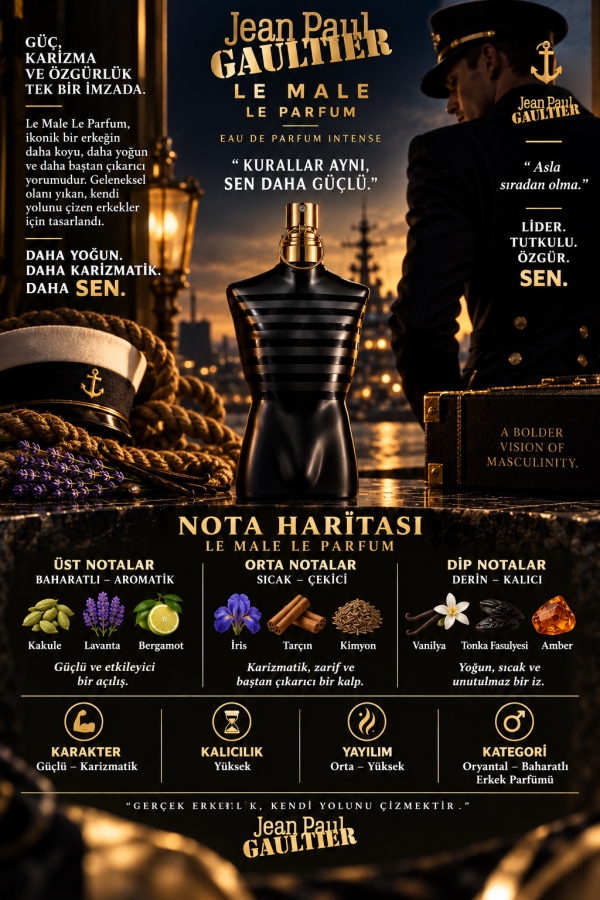 Le Male Le Parfum Muadili Parfüm Esansı - Üretici MG