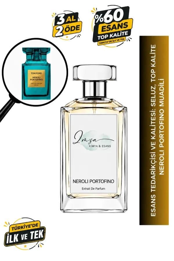 - Delux - Neroli Portofino Muadili | Bergamot – Neroli – Portakal Çiçeği – Amber | Ferah ve Zarif Intense Unisex Delux Parfüm