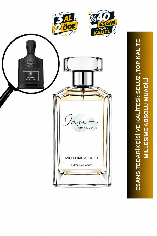 Aventus Millesime Absolu Muadili | Greyfurt – Siyah Frenk Üzümü – Ananas – Vetiver | Güçlü ve Karizmatik Intense Erkek Extrait De Parfüm