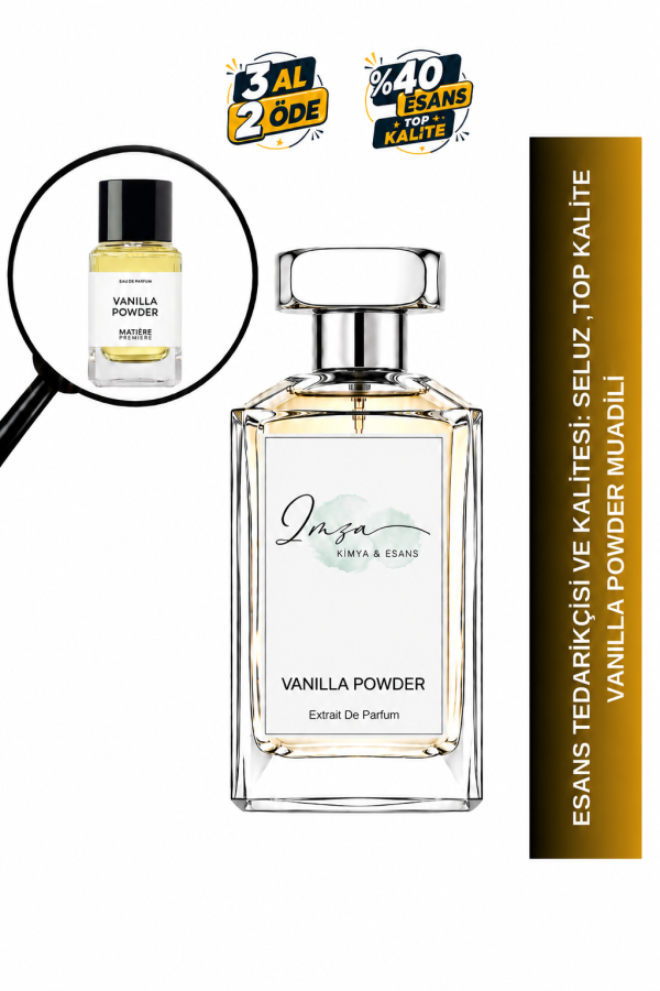 Vanilla Powder Muadili | Vanilya - Hindistan Cevizi - Palo Santo - Misk | Pudramsı ve Yumuşak Intense Unisex Extrait De Parfum