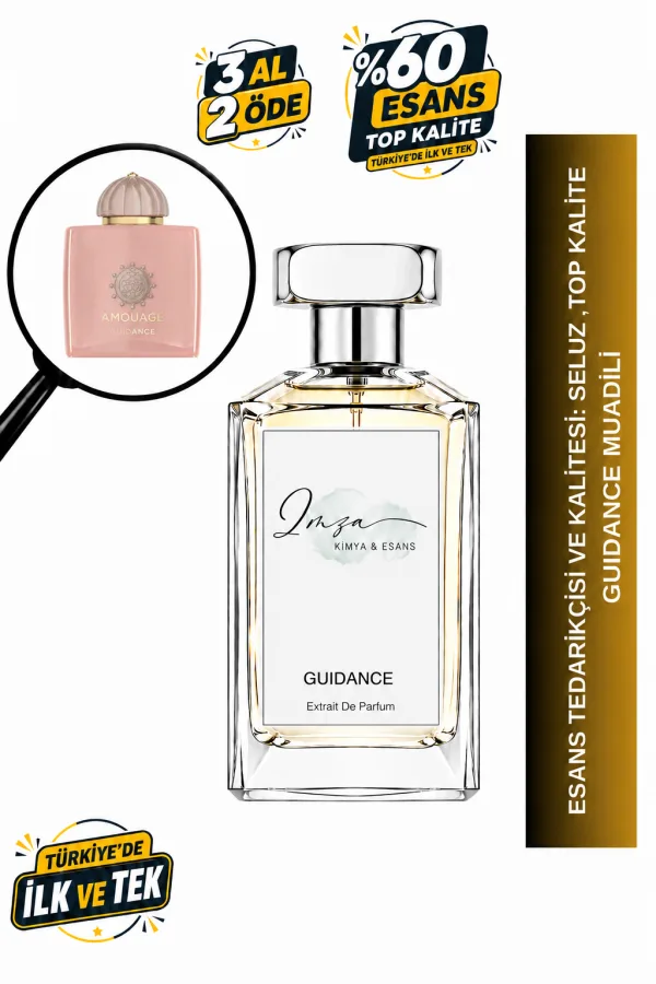 - Delux - Guidance | Armut - Sandal - Safran - Ambergris | Cazibeli ve Derin Intense Kadın Delux Parfüm