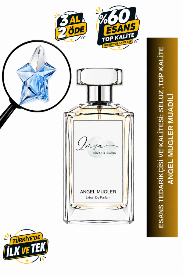 - Delux - Angel Mugler Muadili | Çikolata - Paçuli - Vanilya | Yoğun ve Baştan Çıkarıcı Intense Kadın Delux Parfüm