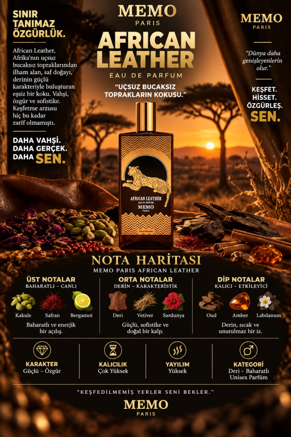 African Leather Muadili Parfüm Esansı - Üretici MG