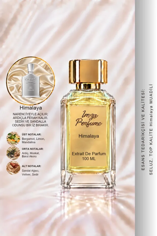 Millesime Himalaya Muadili | Bergamot - Greyfurt - Sandal Ağacı - Misk | Ferah ve Maskülen Intense Erkek Extrait De Parfum