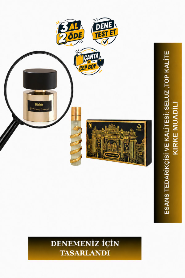 Kirke Muadili Tanışma | Şeftali - Çarkıfelek Meyvesi - Misk | Meyvemsi ve Çekici Unisex Extrait De Parfum