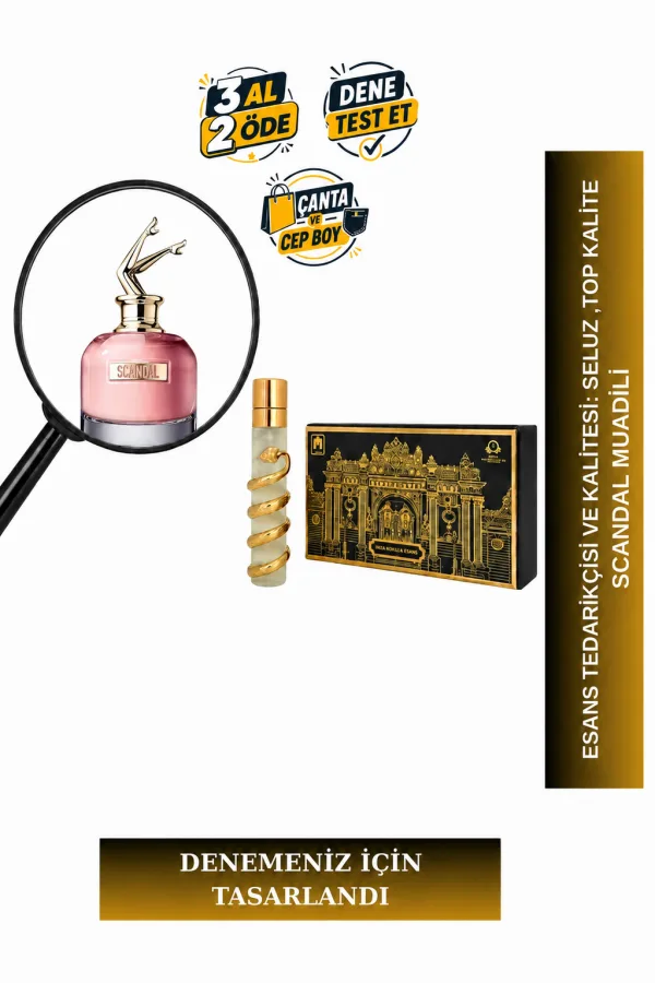 Scandal Muadili Tanışma | Bal – Gardenya – Kan Portakalı – Paçuli | Baştan Çıkarıcı ve Çarpıcı Kadın Extrait De Parfum