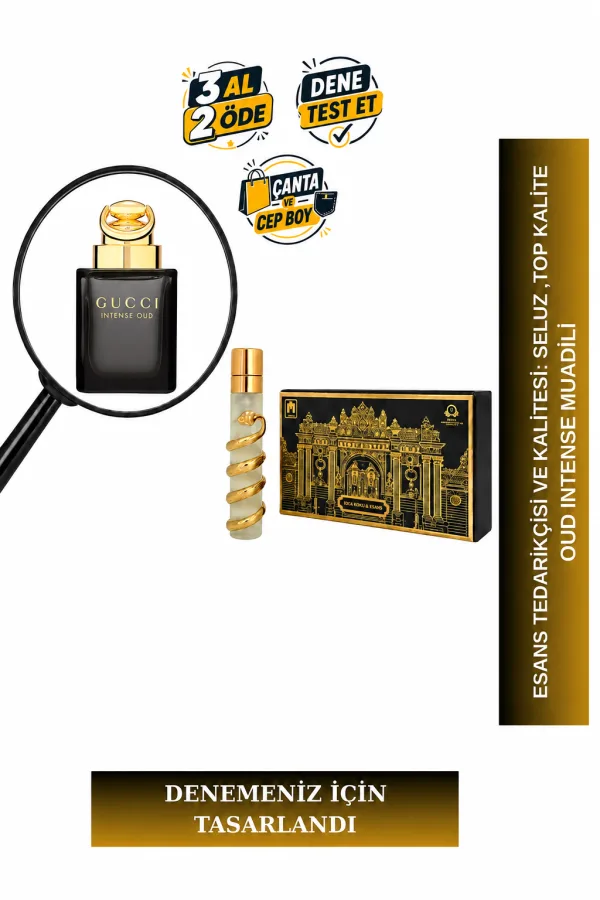 Oud Intense Muadili Tanışma | Ahududu - Safran - Oud - Paçuli | Yoğun ve Gizemli Unisex Extrait De Parfum