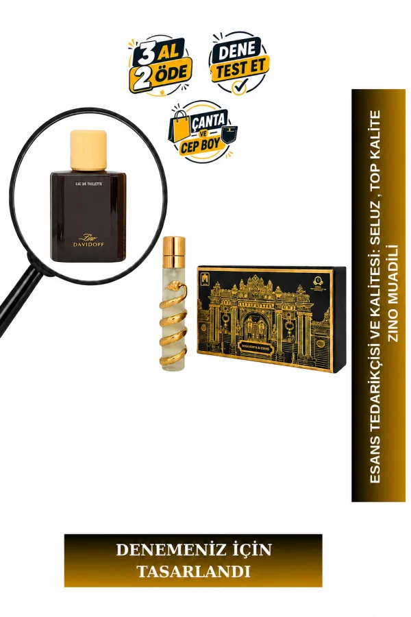 Zino Muadili Tanışma | Lavanta - Paçuli - Sandal Ağacı - Vanilya | Klasik ve Maskülen Erkek Extrait De Parfum