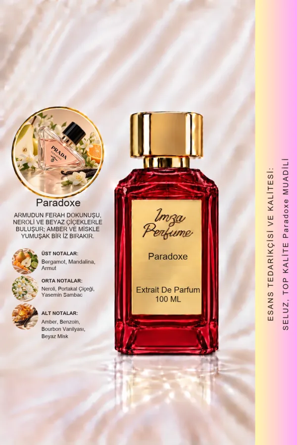 Paradoxe Muadili | Neroli – Amber – Misk | Çiçeksi Amberli Kadın Extrait De Parfum