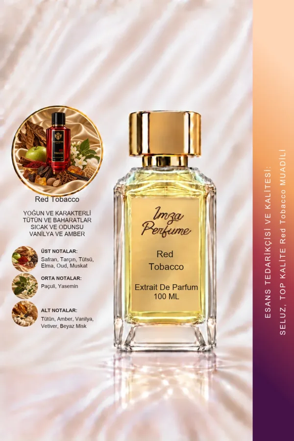 Red Tobacco Muadili | Tütün – Tarçın – Oud – Vanilya | Baharatlı Sıcak Unisex Extrait De Parfum