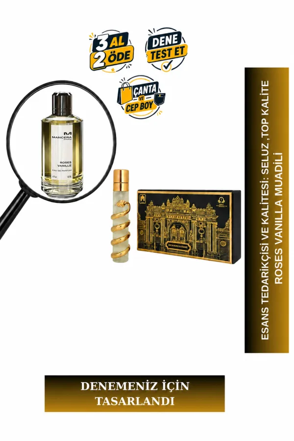 Roses Vanilla Muadili Tanışma | Gül – Vanilya – Lokum – Beyaz Misk | Tatlı Gourmand Unisex Extrait De Parfum