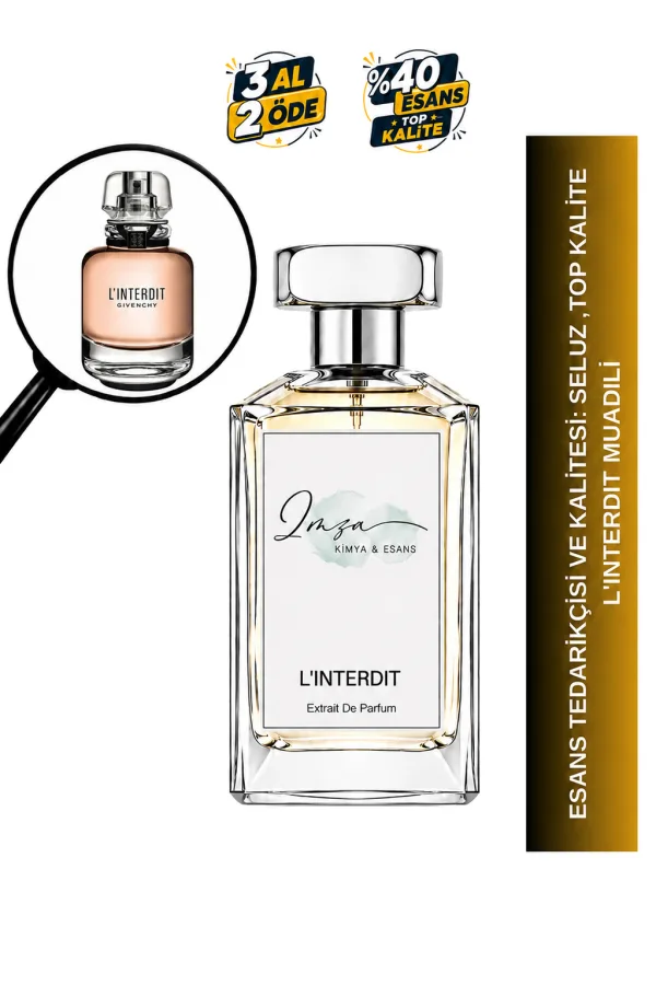 L’Interdit Muadili | Portakal Çiçeği – Yasemin – Sümbülteber – Paçuli | Beyaz Çiçekli Odunsu Kadın Extrait De Parfum