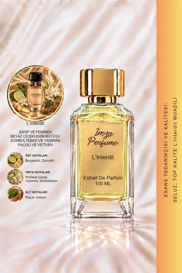 L’Interdit Muadili | Portakal Çiçeği – Yasemin – Sümbülteber – Paçuli | Beyaz Çiçekli Odunsu Kadın Extrait De Parfum