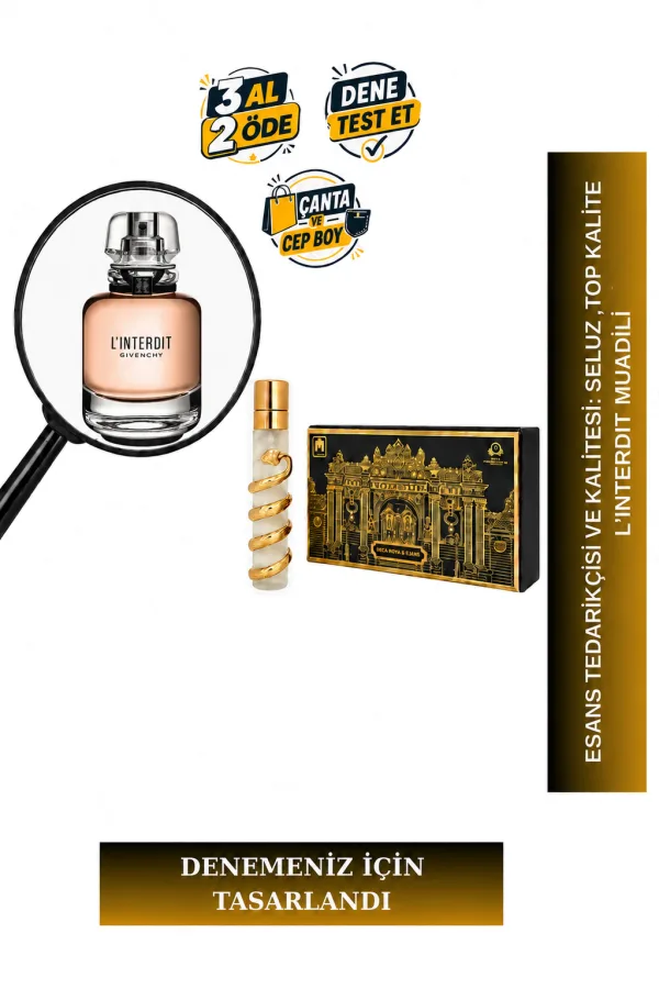 L’Interdit Muadili Tanışma | Portakal Çiçeği – Yasemin – Sümbülteber – Paçuli | Beyaz Çiçekli Odunsu Kadın Extrait De Parfum