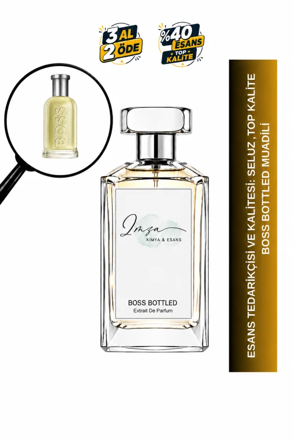 Boss Bottled Muadili | Elma – Tarçın – Sandal Ağacı – Sedir Ağacı | Meyvemsi Odunsu Erkek Extrait De Parfum