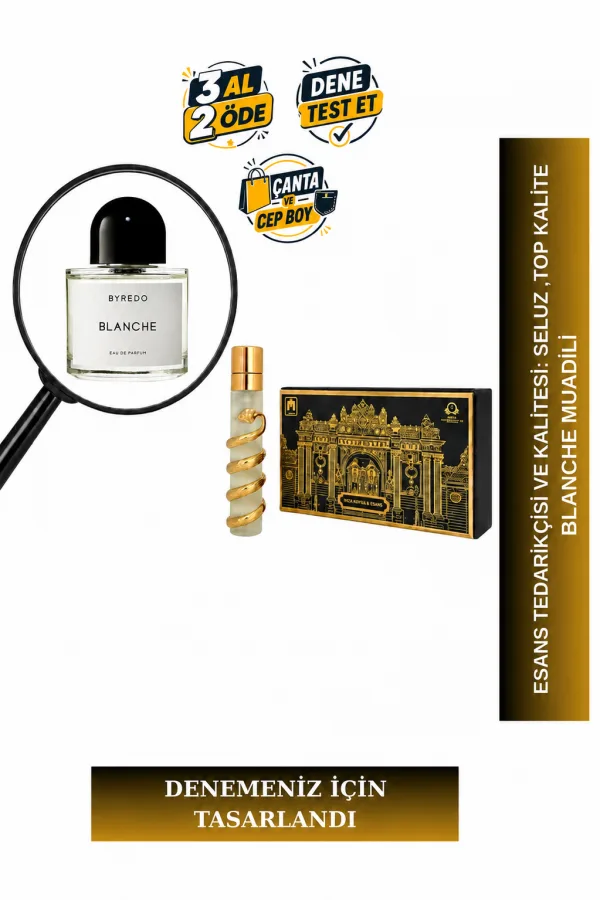 Blanche Muadili Tanışma | Aldehit – Gül – Misk – Sandal Ağacı | Temiz Çiçeksi Unisex Extrait De Parfum