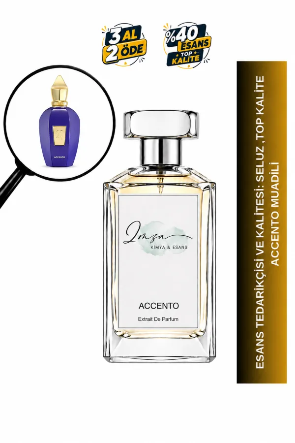 Accento Muadili | Ananas – Sümbül – İris – Misk | Meyvemsi Çiçeksi Unisex Extrait De Parfum