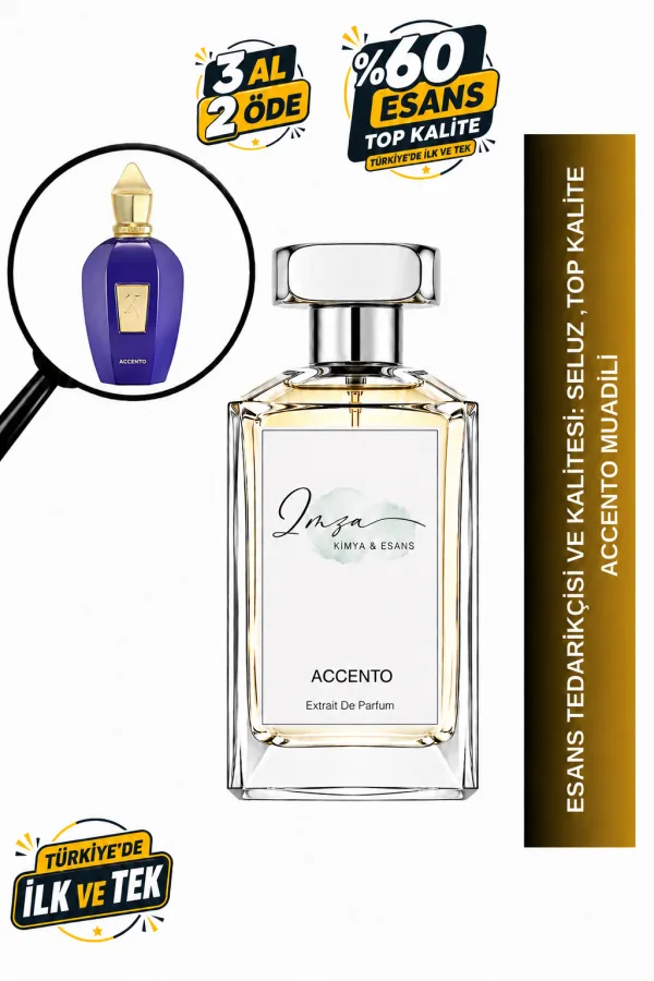- Delux - Accento Muadili | Ananas – Sümbül – İris – Misk | Meyvemsi Çiçeksi Unisex Delux Parfüm
