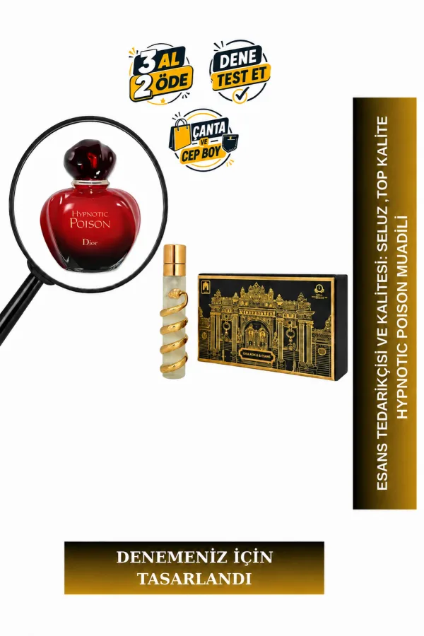 Hypnotic Poison Muadili Tanışma | Acı Badem – Sambac Yasemini – Vanilya – Sandal Ağacı | Amberli Vanilyalı Kadın Extrait De Parfum