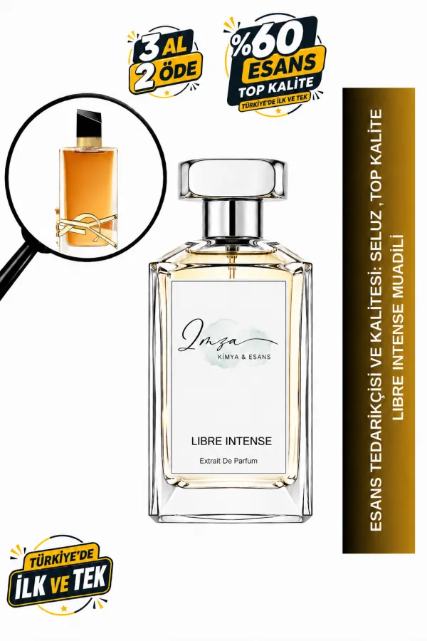 - Delux - Libre Intense Muadili | Lavanta – Portakal Çiçeği – Orkide – Vanilya | Çiçeksi Vanilyalı Kadın Delux Parfüm