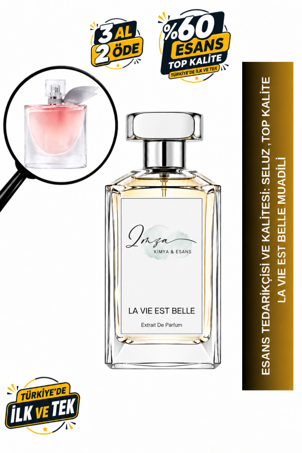 - Delux - La Vie Est Belle Muadili | İris – Yasemin – Vanilya – Paçuli | Çiçeksi Gurme Kadın Delux Parfüm