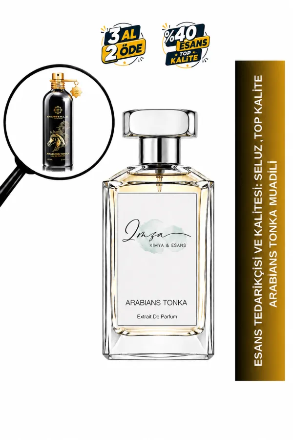 Arabians Tonka Muadili | Safran – Gül – Oud – Tonka Fasulyesi | Amberli Oudlu Unisex Extrait De Parfum