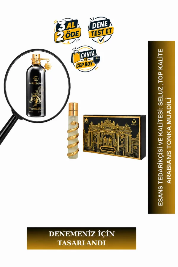 Arabians Tonka Muadili Tanışma | Safran – Gül – Oud – Tonka Fasulyesi | Amberli Oudlu Unisex Extrait De Parfum