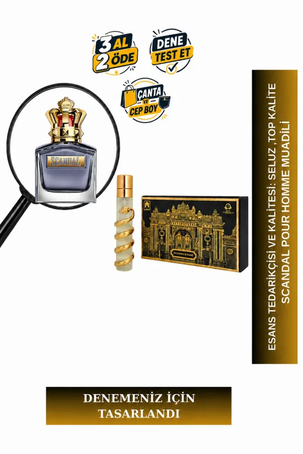 Scandal Pour Homme Muadili Tanışma | Karamel – Tonka Fasulyesi – Adaçayı – Vetiver | Amberli Odunsu Erkek Extrait De Parfum