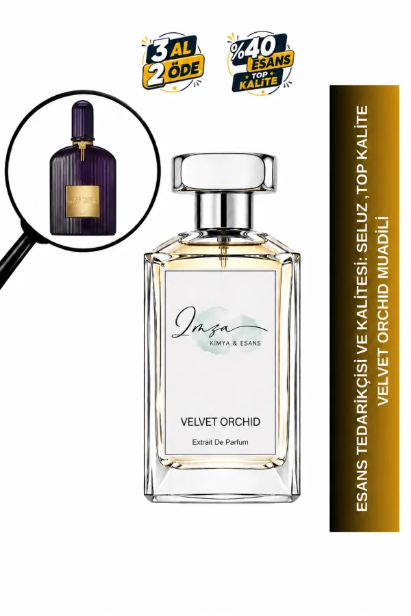 Velvet Orchid Muadili | Bal – Rom – Siyah Orkide – Yasemin | Amberli Çiçeksi Kadın Extrait De Parfum