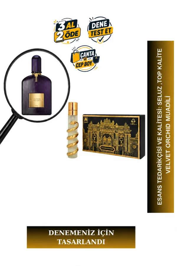 Velvet Orchid Muadili Tanışma | Bal – Rom – Siyah Orkide – Yasemin | Amberli Çiçeksi Kadın Extrait De Parfum