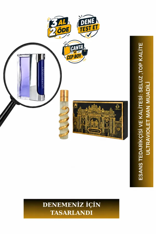 Ultraviolet Man Muadili Tanışma | Nane – Karabiber – Amber – Vetiver | Baharatlı Odunsu Erkek Extrait De Parfum