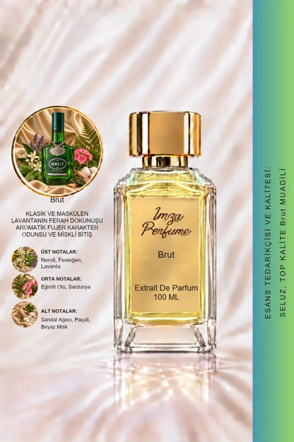 Brut Muadili | Lavanta – Anason – Meşe Yosunu – Sandal Ağacı | Aromatik Fougère Erkek Extrait De Parfum